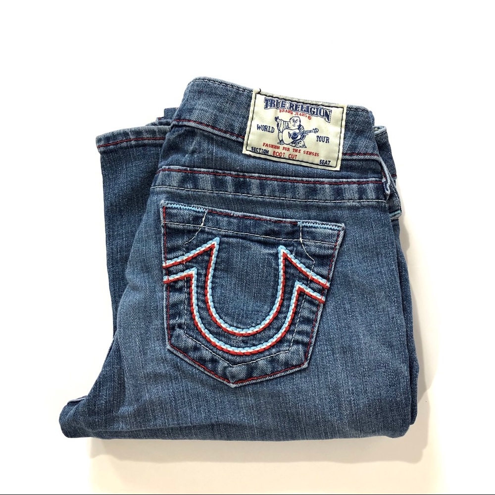 True Religion Stretch Classic Boot Cut Jeans